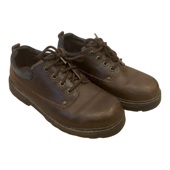 Skechers Other - Vintage Y2K 90s Skechers Chunky Shoes Womens 7 Brown Leather Lug Sole Platform